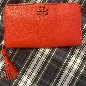 Tory Burch Orange Wallet